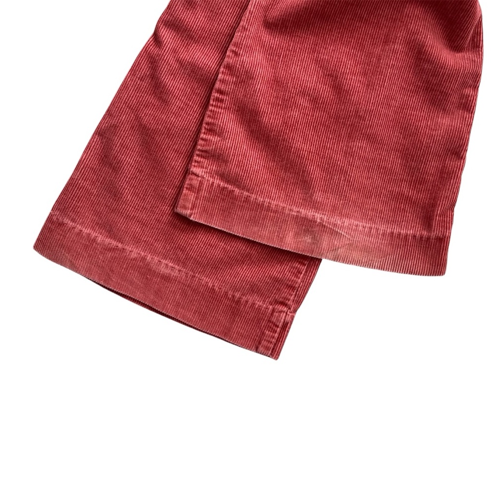 Vintage Juicy Couture Y2K Low Rise Chunky Coral Corduroy Flare Pants Rare Sample - Picture 12 of 16